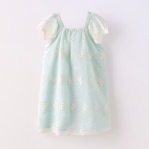 NWT Zara Lace Embroidered Dress